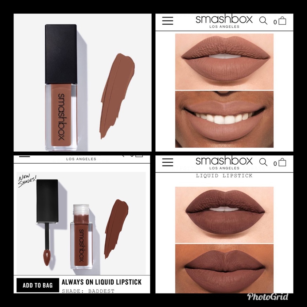NWT SMASH BOX ALWAYS ON DUE NEUTRAL LIPSTICK